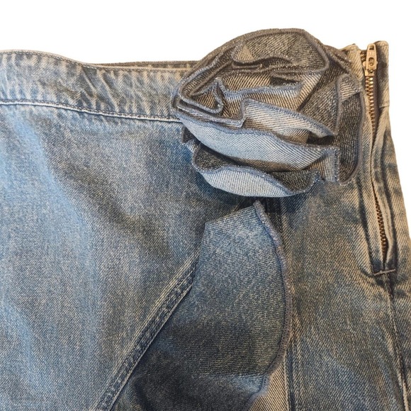 NWT Revolve Lovers and Friends Marsella Rosette Maxi Skirt in Rose Size Large - Picture 4 of 8